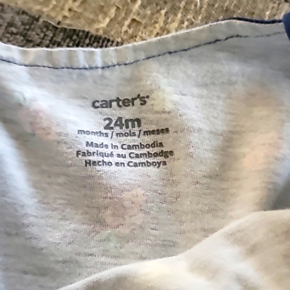 2 CARTER'S ROMPERS - Picture 4 of 4